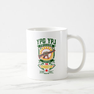 KURDISTAN - YPG - YPJ Freiheits-Krieger Tasse