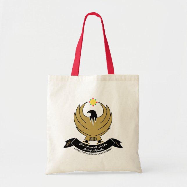 Kurdistanemblem Tragetasche (Vorne)