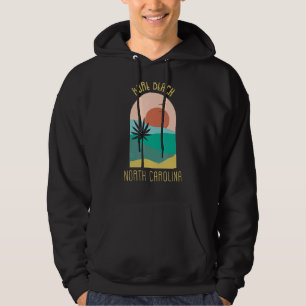 Kure Beach North Carolina Boho Vintag Vacation S Hoodie