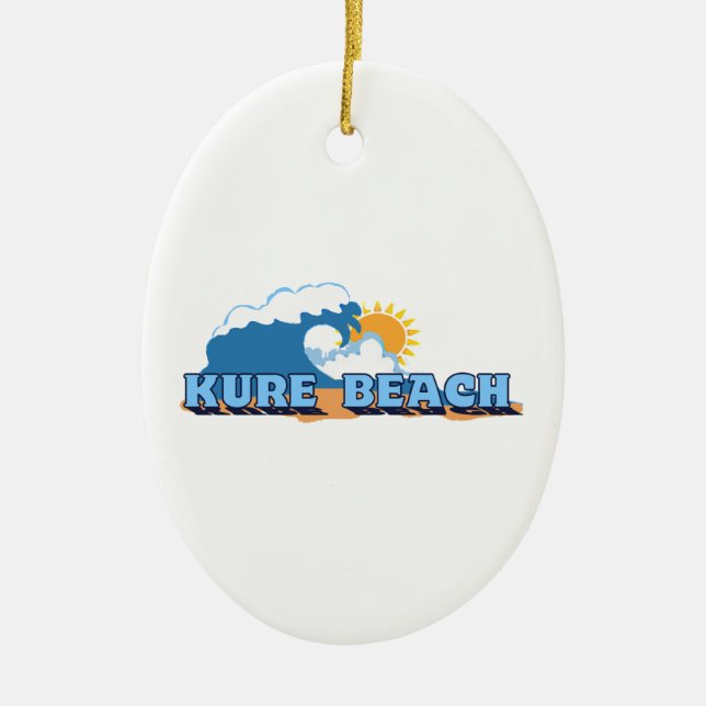 Kure Strand Keramik Ornament (Vorne)