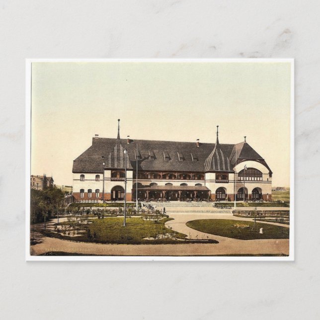 Kurhaus, Westerland, Sylt, Schleswig-Holstein, Postkarte (Vorderseite)