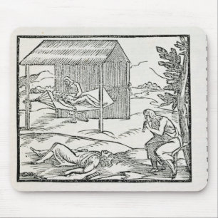 Kurieren des Kranken, Eingeborene von Hispaniola Mousepad