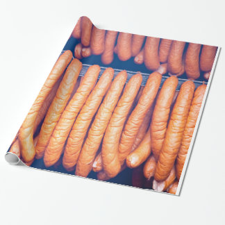 Kurierte Wurst Geschenkpapier