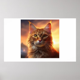 Kurilian Bobtail Cat Poster