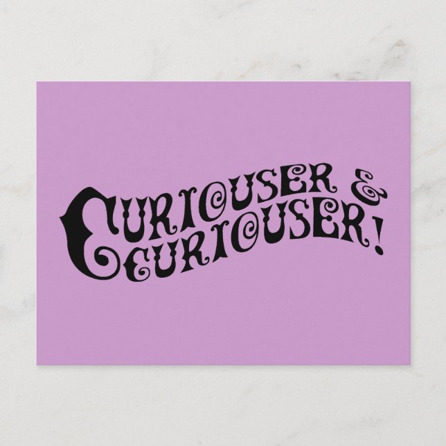 Kuriouser Postkarte (Vorderseite)