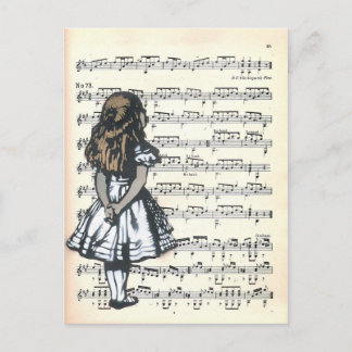 Kuriouser und Kuriouser Postkarte