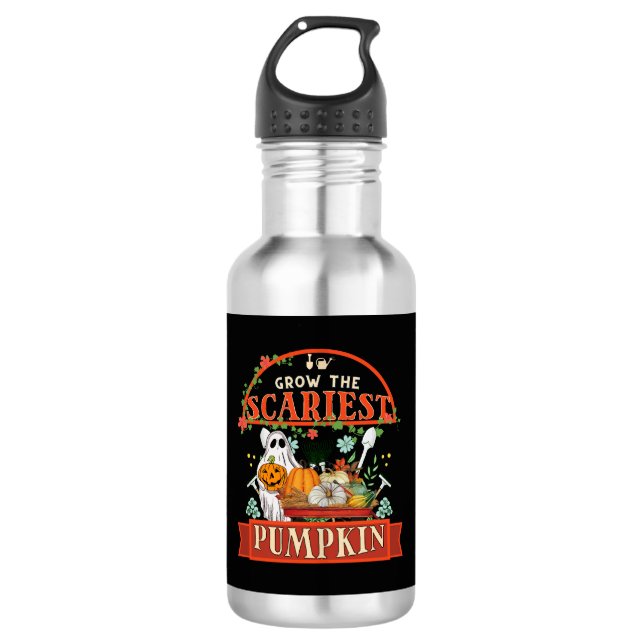 Kürkin-Bauer Halloween Edelstahlflasche (Vorderseite)