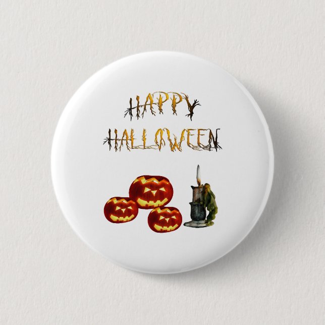 Kürkin Halloween Button (Vorderseite)