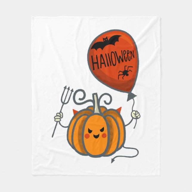 Kürkin Halloween Fleecedecke (Vorderseite)