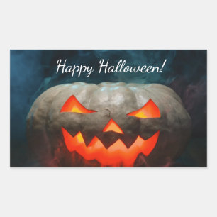 Kürkin Halloween Rechteckiger Aufkleber