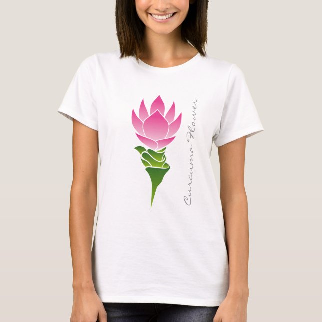 Kurkuma-Blume T-Shirt (Vorderseite)