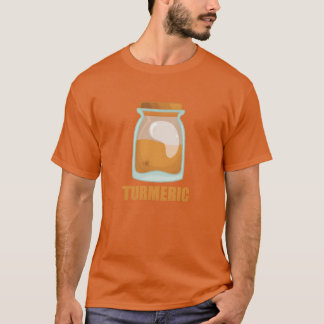 Kurkuma-Gewürz-Geschmack-Essen-Kochen-Junge T-Shirt