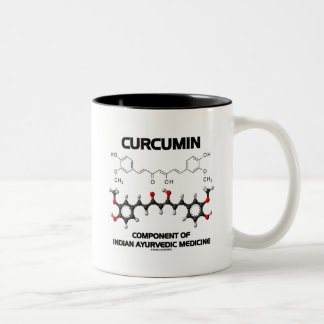 Kurkumin-Komponente von Inder Ayurvedic Medizin Zweifarbige Tasse