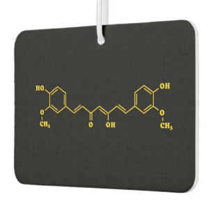 Kurkumin Molekulare chemische Formel Autolufterfrischer