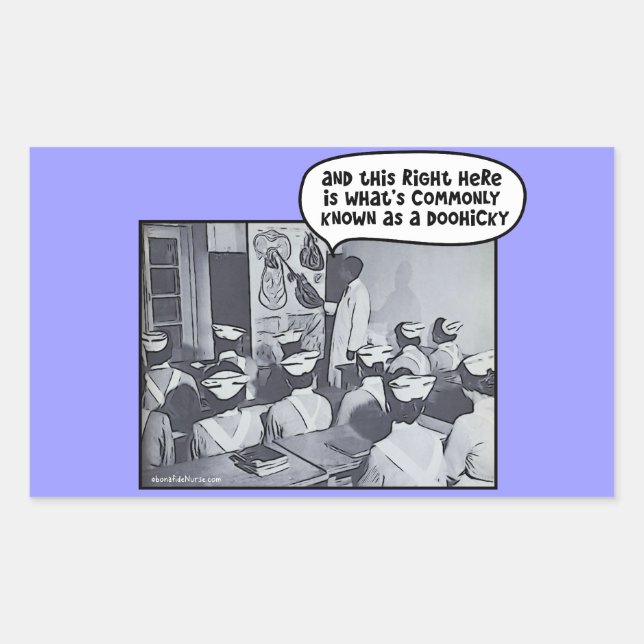 Kurlehrer - Doohicky Rechteckiger Aufkleber (Vorderseite)