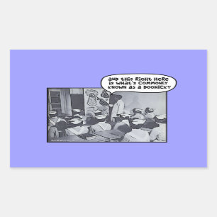 Kurlehrer - Doohicky Rechteckiger Aufkleber