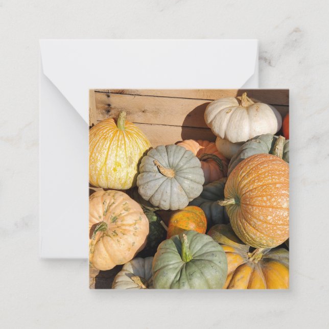 Kürme im Herbst Mitteilungskarte (Vorderseite)
