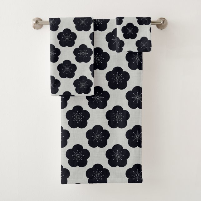 KURO UME - Bold-White Badhandtuch Set (Insitu)