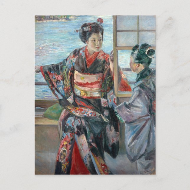 Kuroda Seiki Maiko Postkarte (Vorderseite)