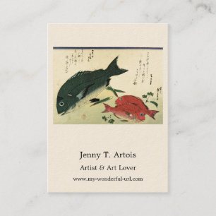 Kurodai & Akadai - Japanische Fischdruckerei in Hi Visitenkarte