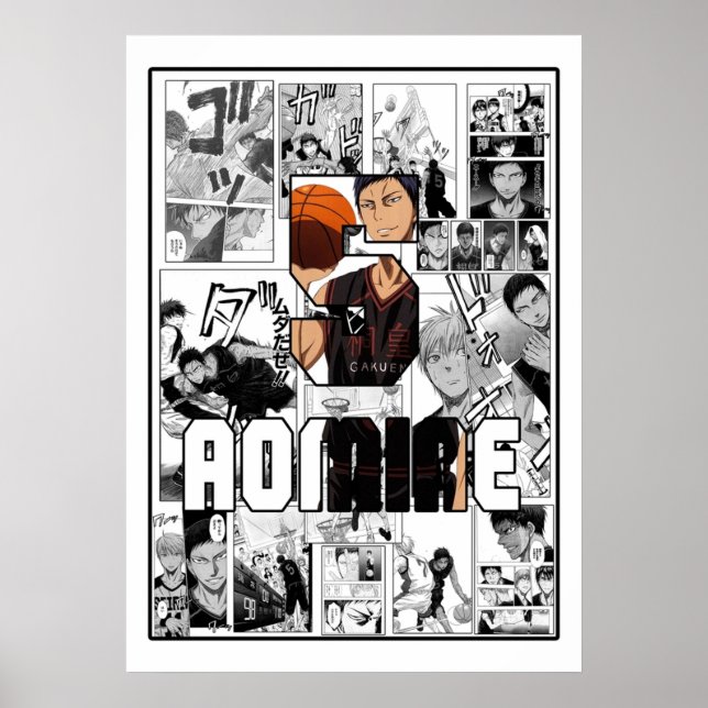 Kuroko No Basket Daiki Aomine 5 Poster (Vorne)