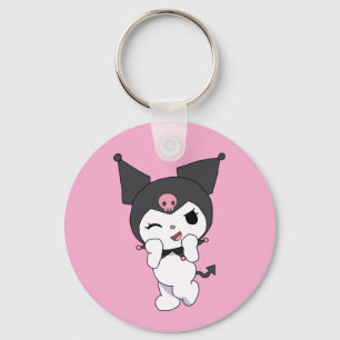 Kuromi doppelseitiger Aluminium-Schlüsselanhänger  Schlüsselanhänger