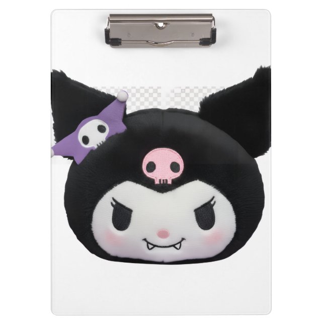 Kuromi und My Melody Plüsch Klemmbrett (Vorderseite)