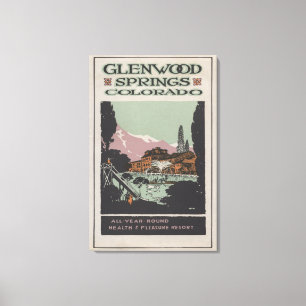 Kurort-Plakat # 2 Leinwanddruck