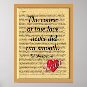 Kurs der wahren Liebe - Kunstdruck Poster