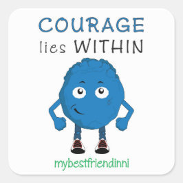 Kursaufkleber Quadratischer Aufkleber