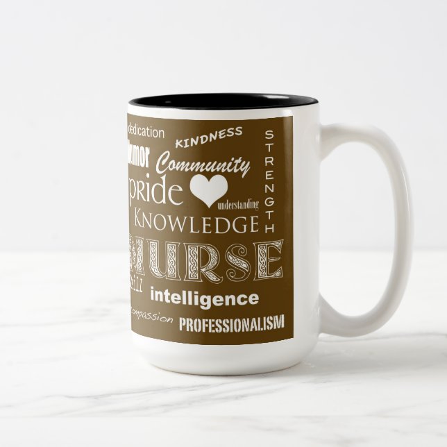 Kurse Pride Attributes/braun Zweifarbige Tasse (Rechts)