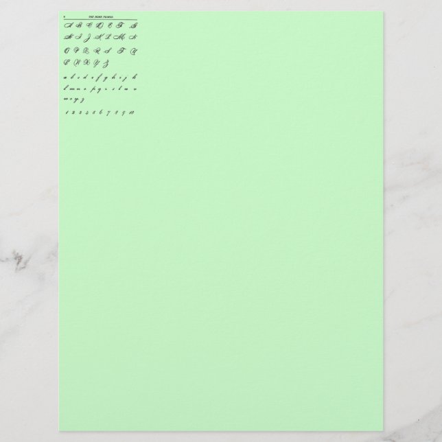 Kursivschrift (Vorderseite)