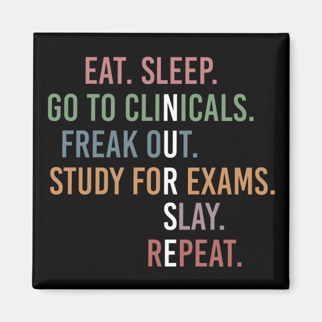 Kursschüler Future Nurse RN Geschenke Magnet (Vorne)