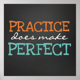 Kursschullehrer Quote Chalkboard Poster