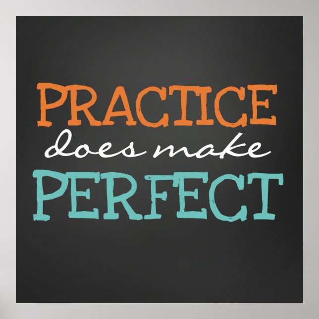 Kursschullehrer Quote Chalkboard Poster (Vorne)