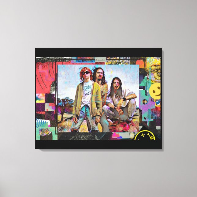 Kurt, Dave und ChrisCanvas Print Leinwanddruck (Vorderseite)
