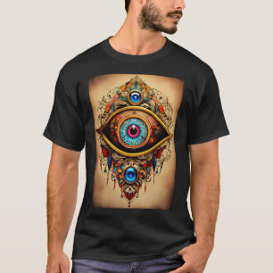 Kurt Geiger Inspiriert Evil Eye Tattoo Style T - S T-Shirt