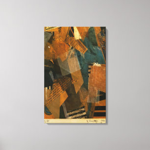 Kurt Schwitters - FORMEN IM RAUM 1920 Leinwanddruck