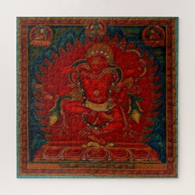 Kurukulla aus dem tibetischen Buddhismus Puzzle (Horizontal)