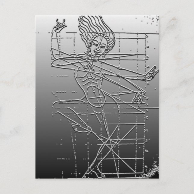 Kurukulla Sketch Postcard Postkarte (Vorderseite)