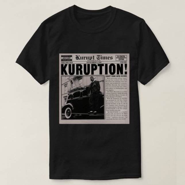Kurupt Times Classic T - Shirt (Design vorne)