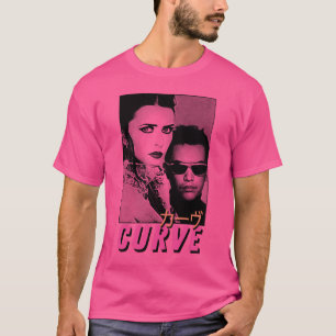 Kurve 90S Retro-Ästhetik-Design T-Shirt