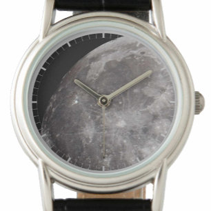 Kurve des Mondes Astronomie Bild Uhr