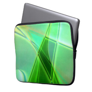 Kurve, geometrische Formen mit tiefen Konturen Laptopschutzhülle