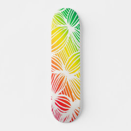 Kurve Regenbogenlinien Skateboard