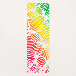 Kurve Regenbogenlinien Yogamatte