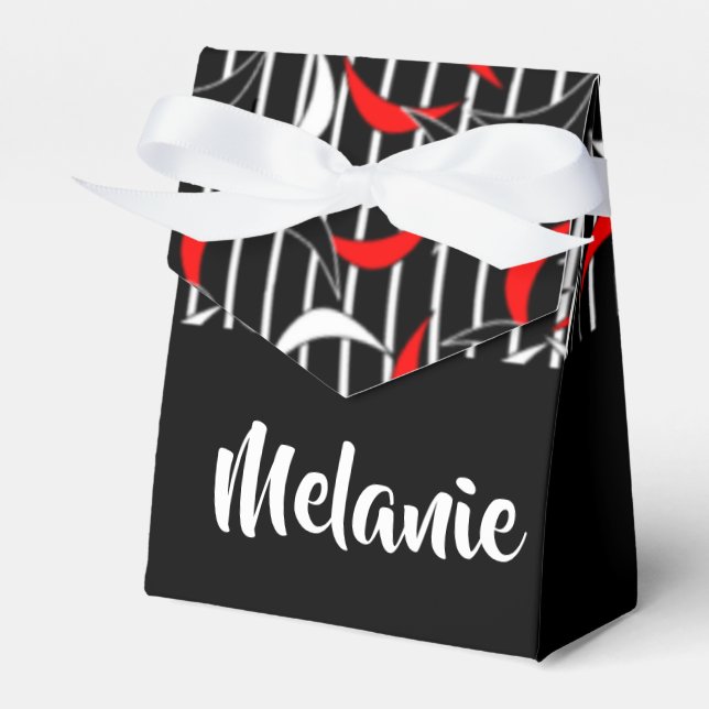 Kurven auf gestreift geschenkschachtel (Vorderseite)