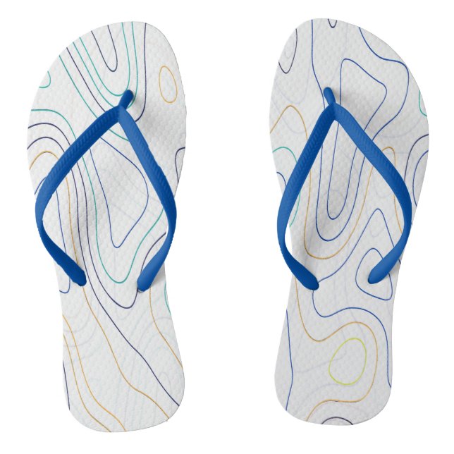 Kurven Flip Flops (Fußbett)