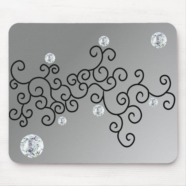 KURVEN UND DIAMONEN MOUSEPAD (Vorne)