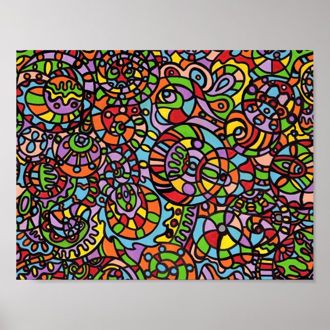 Kurven und Scherben Poster (Vorne)